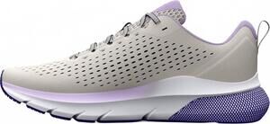 NEW UNDER ARMOUR women's hovr turbulence sneaker in halo grey/nebula purple